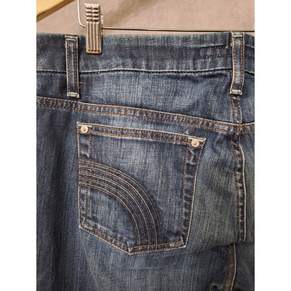 Joe's Jeans Womens Sz 32 Honey Fit Wide Leg Blue Denim Bohemian Western Grunge - Picture 7 of 12